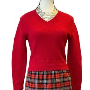 Uniqlo U x Christophe Lemaire collab red wool sweater Size XS EUC